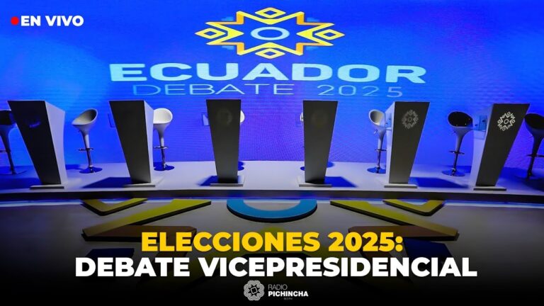 (EN VIVO) Ecuador vive el Primer Debate Vicepresidencial de su historia