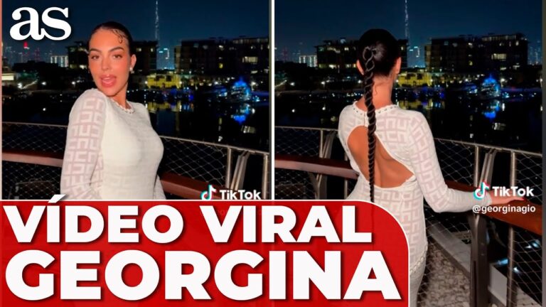 (VIDEO) Georgina recibe el año con un TikTok viral que acumula más de 10M de visitas