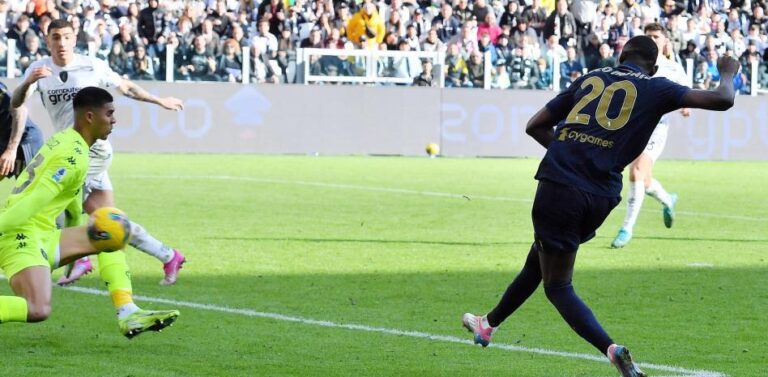 Kolo Muani firma la remontada ante el Empoli y la Juventus acaba goleando