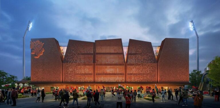 El impresionante proyecto de Hollywood para el estadio del Wrexham