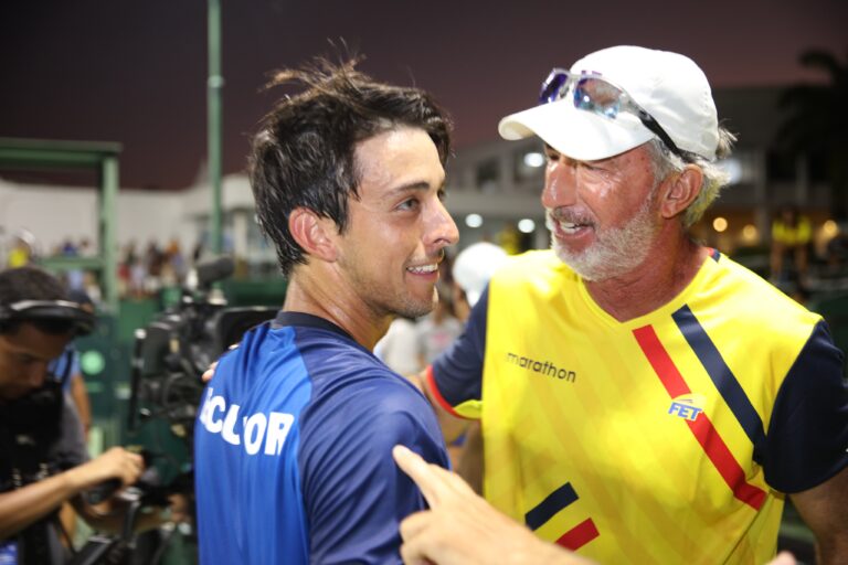 (VIDEO) Ecuador venció a Uruguay y celebró en la Copa Davis