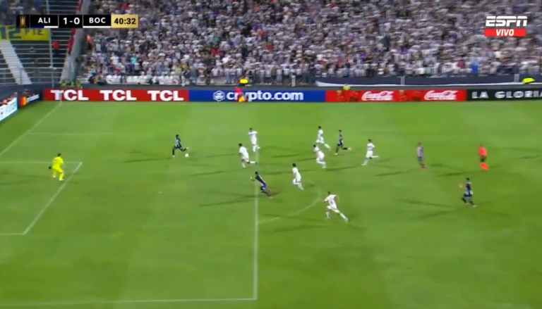 (VIDEO) Barcos-Castillo: La gran jugada que casi termina en gol ante Boca