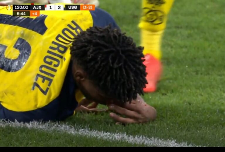 (VIDEO) TERMINÓ ENSANGRENTADO: La polémica con Kevin Rodríguez en la Europa League