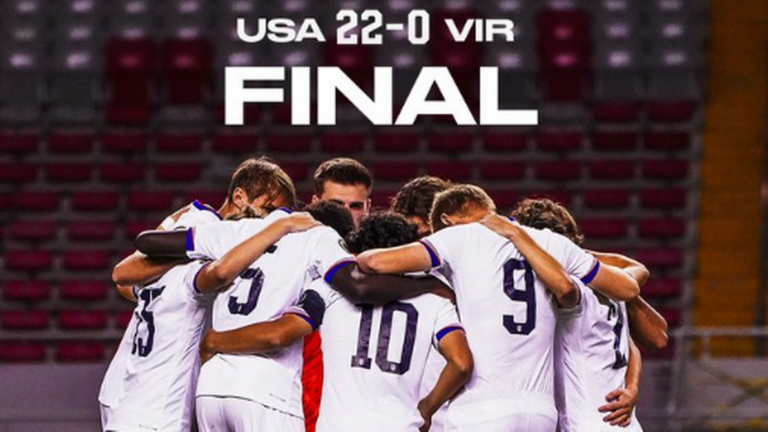 ¡Histórico! Estados Unidos goleó 22-0 a Islas Vírgenes: Un solo jugador hizo ¡10 goles!
