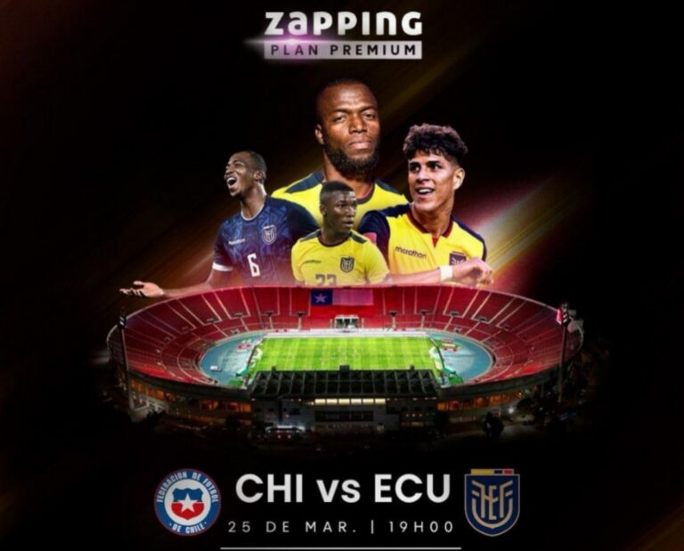 DOS OPCIONES DE AUDIO: Cobertura especial del Chile Vs. Ecuador en Zapping Sports