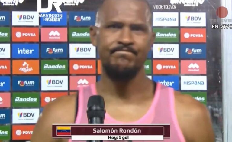 (VIDEO) EMOTIVO: Salomón Rondón se quebró ante la posibilidad de jugar un Mundial con Venezuela