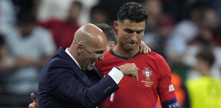 Roberto Martínez elogia Cristiano Ronaldo: “Está en un gran momento como delantero centro”