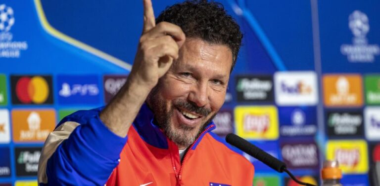 Simeone: “El Atlético es crecimiento puro, tenemos una gran oportunidad”