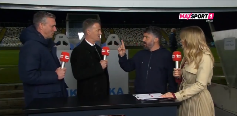 (VIDEO) El enojo de Gattuso en pleno directo con un ex del Sevilla: “¿Qué has ganado tú en la vida?”