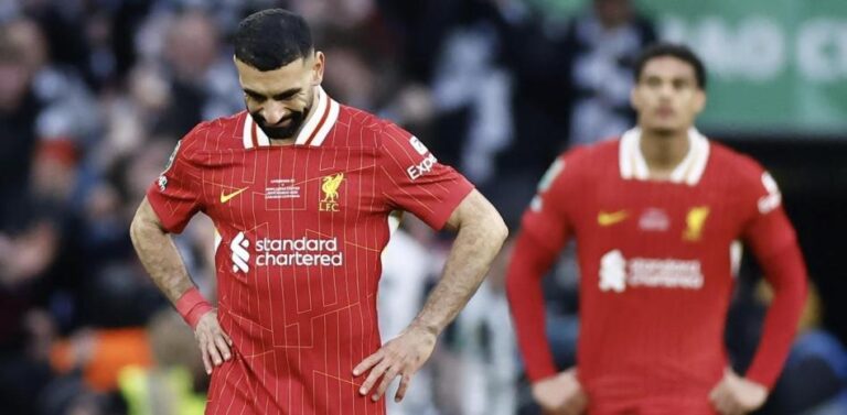 El increíble y preocupante dato de Salah en las finales