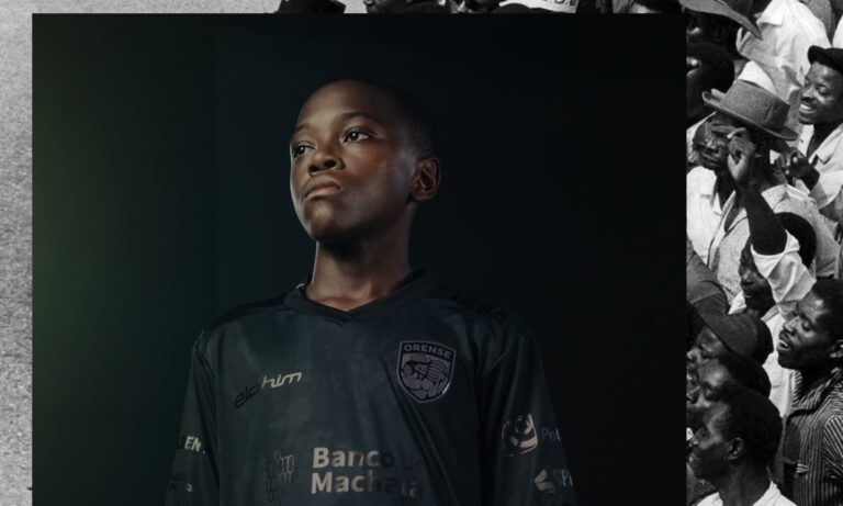 (FOTOS) La nueva camiseta de Orense con la campaña ¨Unidos contra el racismo¨