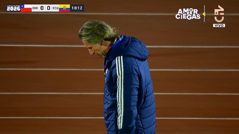 (VIDEO) “Gareca ya se va”: El cántico que se tomó los minutos finales del Chile-Ecuador