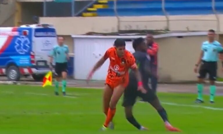 (VIDEO) DURA GOLPE PARA ORENSE: Bruno Caicedo sufrió una terrible lesión