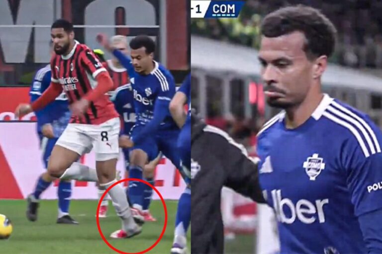 (VIDEO) Triste debut de Dele Alli en Serie A: ¡Fue expulsado a los 10 minutos tras 2 años sin jugar!