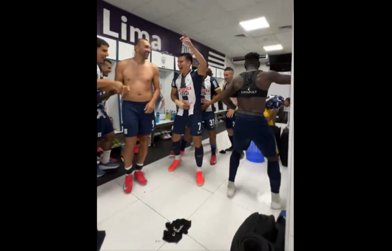 (VIDEO) Alianza Lima celebra la clasificación al ritmo del “pasito de Gaibor”
