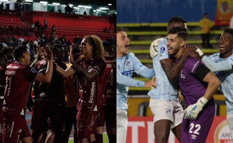 (FOTO) Los grupos de Mushuc Runa y Universidad Católica en la Sudamericana 2025