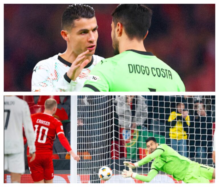 (VIDEO) Cristiano Ronaldo, clave en el penal atajado por Diogo Costa