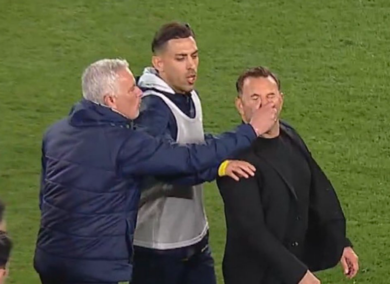 Fenerbahçe acusa a Okan Buruk de exagerar tras altercado con Mourinho