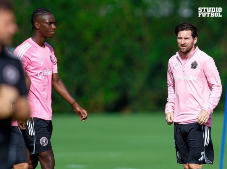 Allen Obando ya entrena con el Inter Miami y comparte cancha con Messi