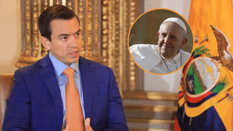 Presidente Noboa decretó días de duelo nacional por fallecimiento del Papa Francisco