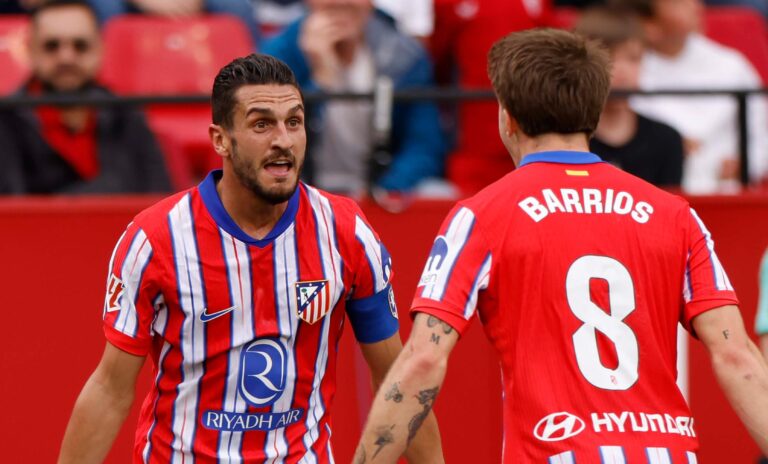 (VIDEO) Atlético de Madrid ganó sobre el final ante Sevilla