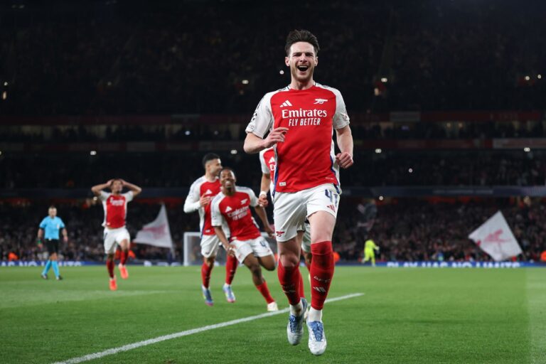 (VIDEO) Rice dejó al Madrid cocido: Arsenal golpea primero en cuartos de Champions