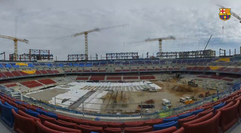 (VIDEO) Así va avanzando la remodelación del Camp Nou
