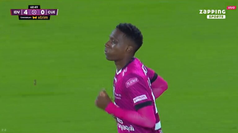 Darwin Guagua debutó en la LigaPro con IDV tras la polémica por su presencia en La Tri