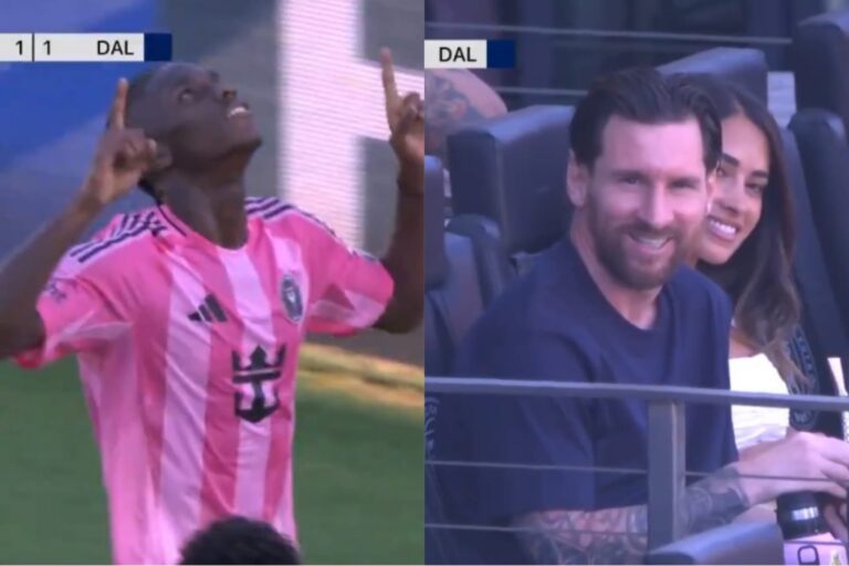 (VIDEO) ¡La reacción de Messi al gol de Obando!