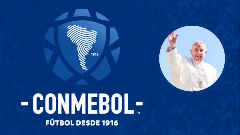 Conmebol anunció un minuto de silencio en honor al Papa Francisco en todos sus partidos