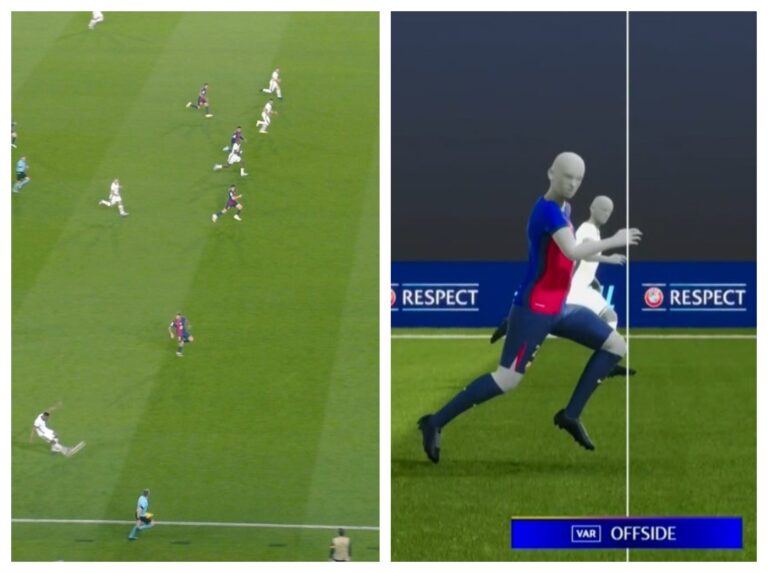 (VIDEO) POR POCOS CENTÍMETROS: El offside VAR que anuló el cuarto gol del Inter