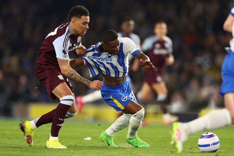 (VIDEO) En la Premier: Derrota del Brighton con Pervis Estupiñán como titular a manos del Aston Villa