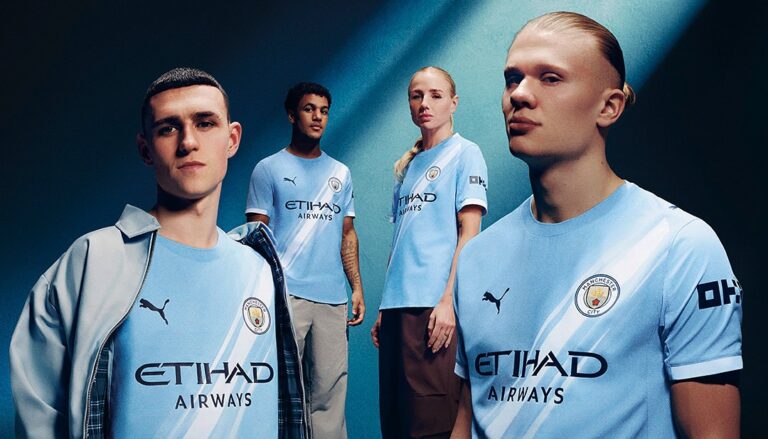 El Manchester City presentó su camiseta para el 25/26: incorpora una franja diagonal