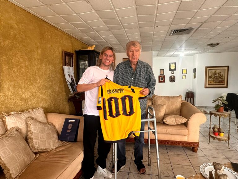 (FOTOS) Beccacece se reunió con Dusan Draskovic en un emotivo encuentro