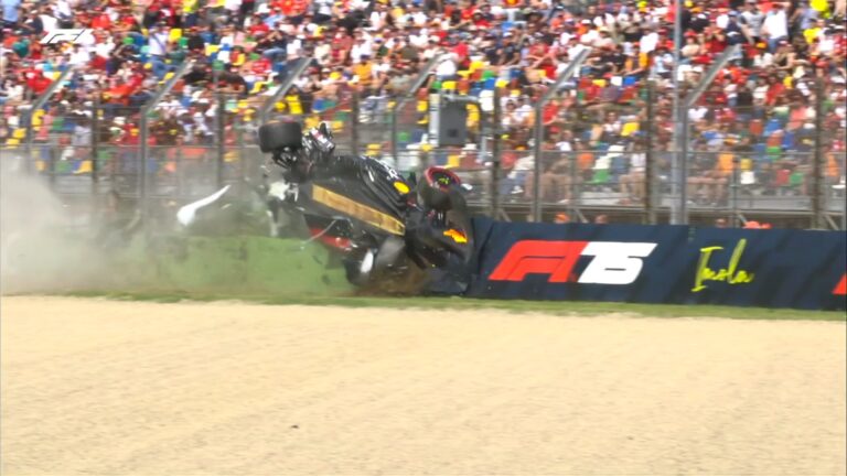 (VIDEO) Escalofriante accidente en la F1: vuelta de campana y el ‘Halo’ lo salva