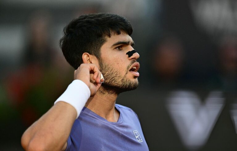 Alcaraz vence a Sinner y se proclama campeón del Masters 1.000 de Roma