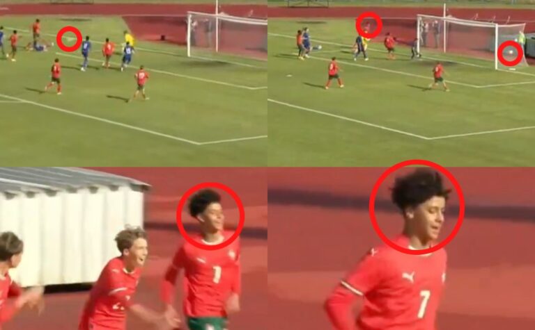 (VIDEO) ¡CELEBRÓ CON EL “SIUU”! DOBLETE de Cristiano Ronaldo Jr. con la selección de Portugal