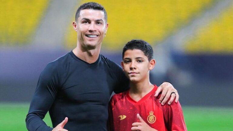 El mensaje de Cristiano Ronaldo a su hijo tras su debut con la selección
