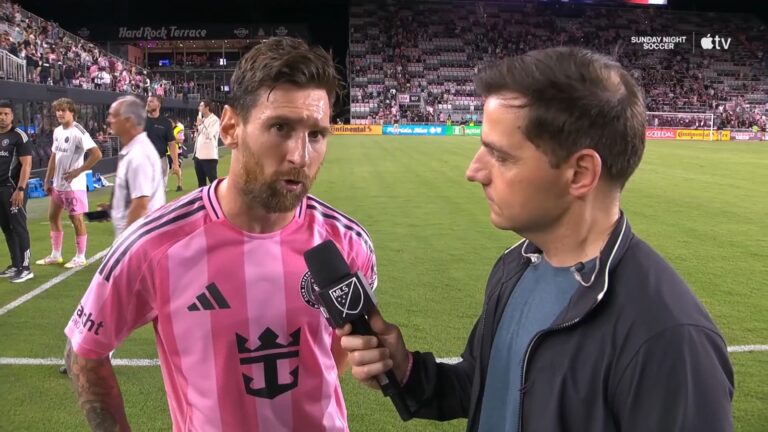 Messi explotó contra los árbitros: “La MLS debería mirar un poquito más el tema”