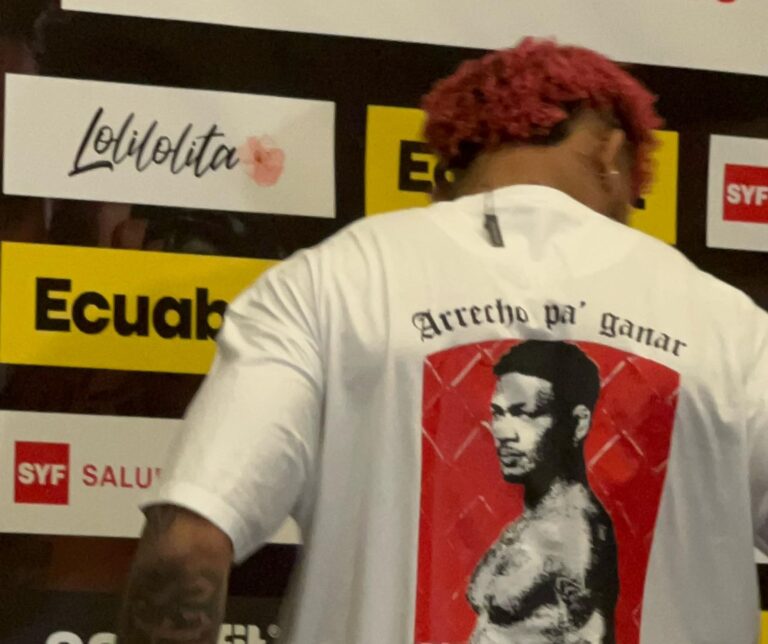 (VIDEO) Michael Morales lanza nuevo merchandising con la frase “Arrecho sin miedo”