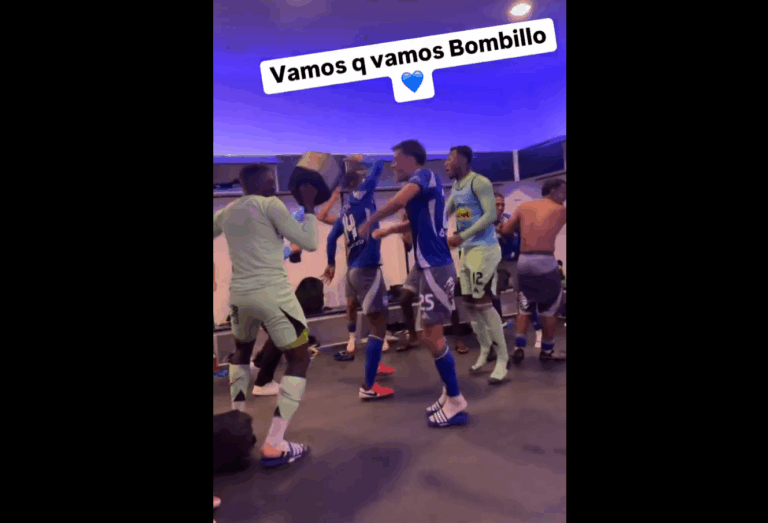 (VIDEO) FIESTA EN EL CAMERINO: Así celebró Emelec tras vencer a IDV de visitante