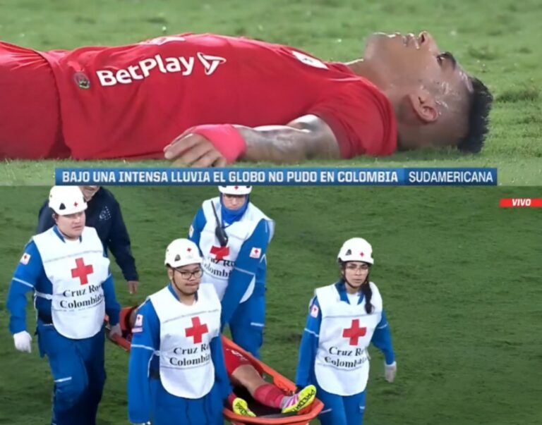 (VIDEO) YA ESTÁ RECUPERADO: Tremendo golpe de un jugador de América de Cali ante Galíndez