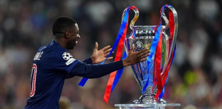 Dembélé recuerda al Barça como el “club de mis sueños” tras ganar la Champions