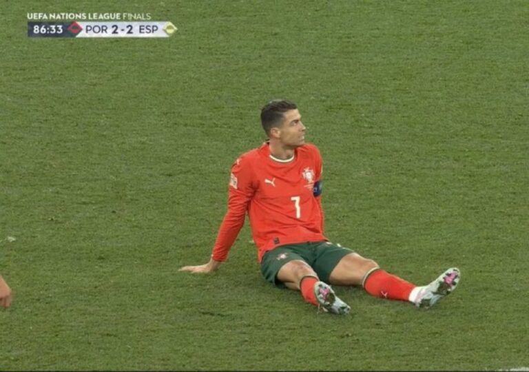 (VIDEO) SE FUE LESIONADO: Cristiano no pudo seguir en la final de la Nations League