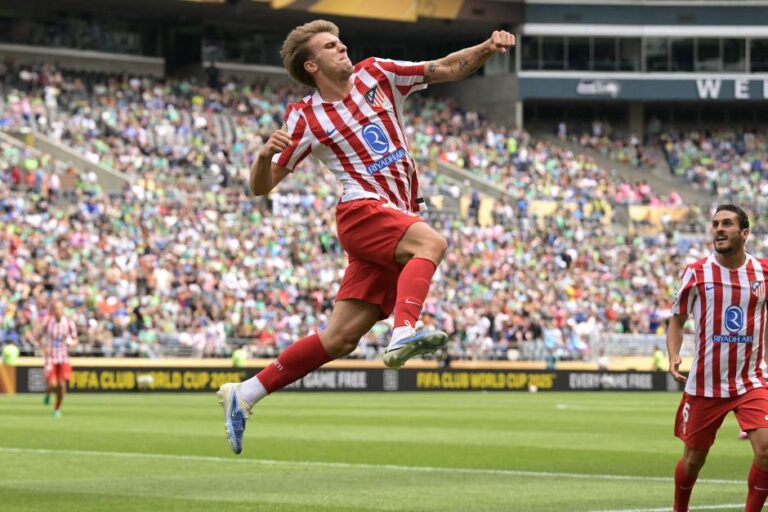 (VIDEO) Atlético Madrid venció a Seattle Sounders y se recuperó en el Mundial de Clubes