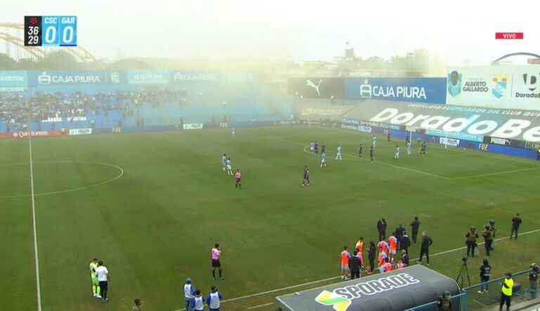 (VIDEO) Un sismo de 6.1 en Perú interrumpe el partido entre Sporting Cristal y Deportivo Garcilaso