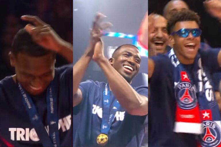 (VIDEO) Pacho brilla en la celebración del PSG: entrada al ritmo de ‘NUEVA YoL’ de Bad Bunny