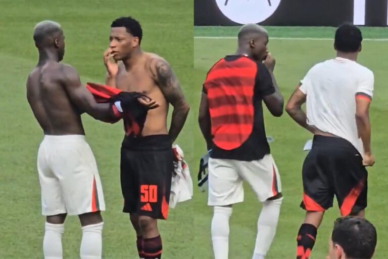 (VIDEO) Gonzalo Plata y Moisés Caicedo intercambiaron camisetas tras el Flamengo vs. Chelsea