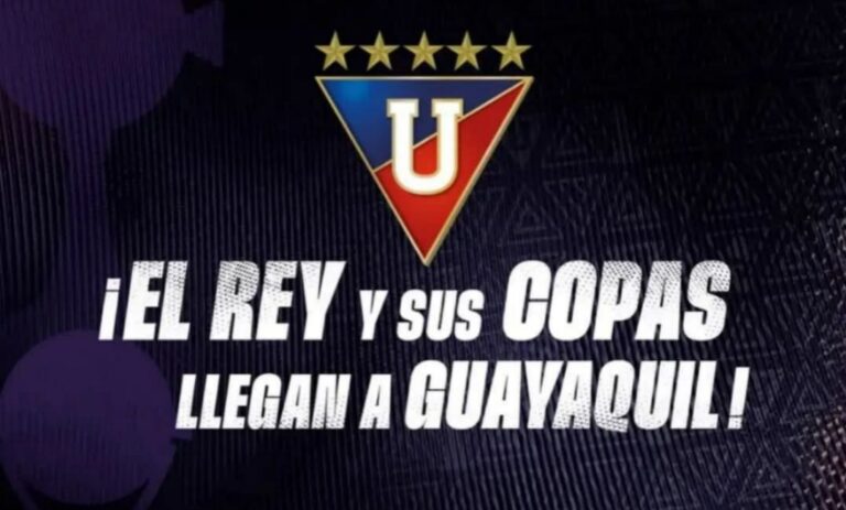 Previo al duelo con BSC: Los trofeos internacionales de LDU estarán en Guayaquil