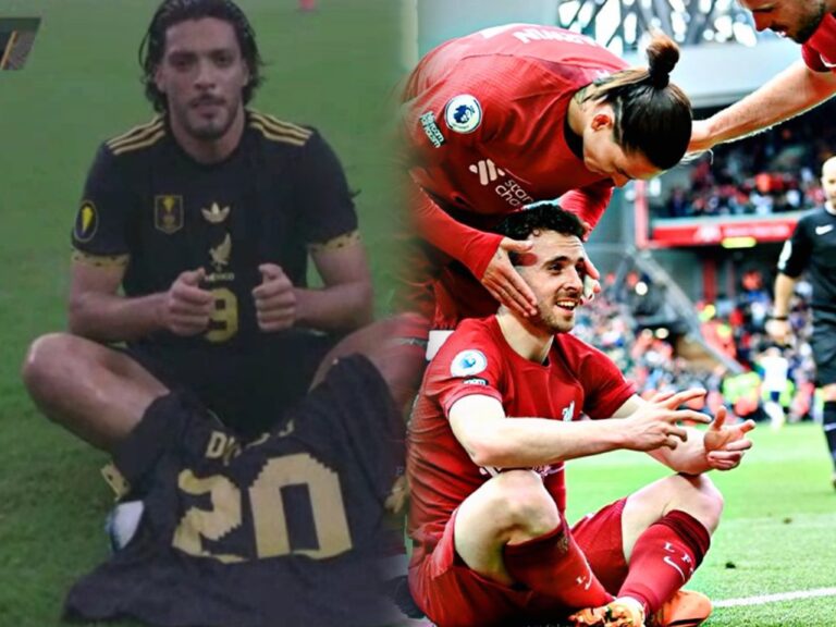 (VIDEO) HERMOSO GESTO: Raúl Jiménez marcó en la final de la Copa Oro y recordó a Diogo Jota